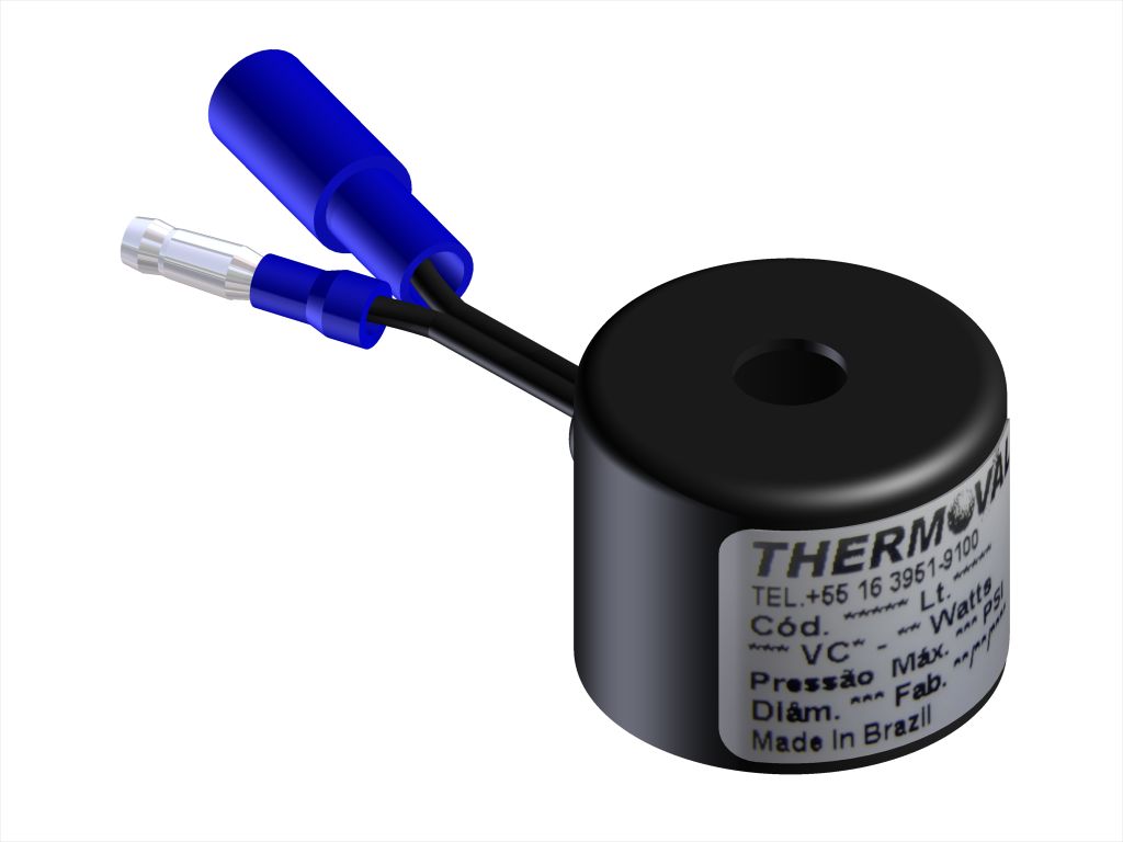 Solenoid Coil 110/127V, 12W, Enameled Wire AWG 39