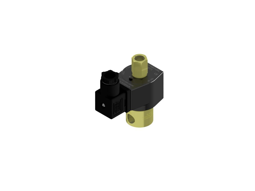 Solenoid Valve 3-Way Normally Open 1/4" NPT