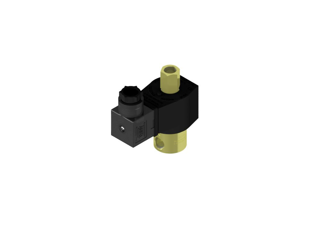 Solenoid Valve 3-Way Normally Closed 1/4" NPT