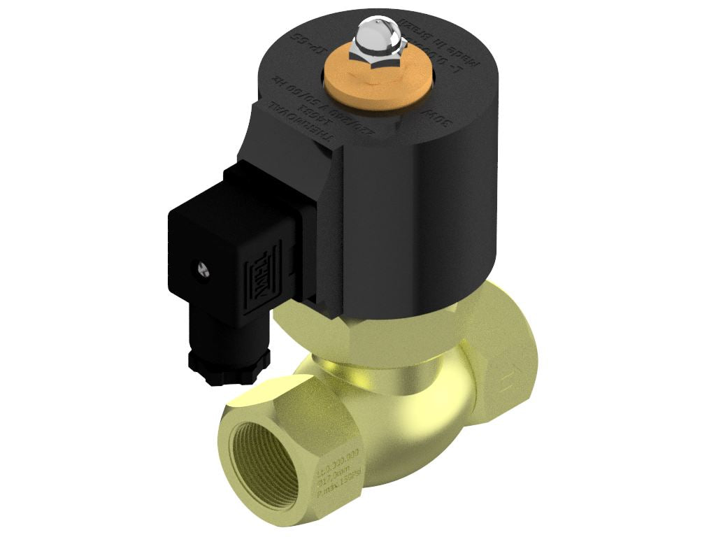 Steam Valve, 2 Way Normally Closed Pilot Operated, 3/4" BSP