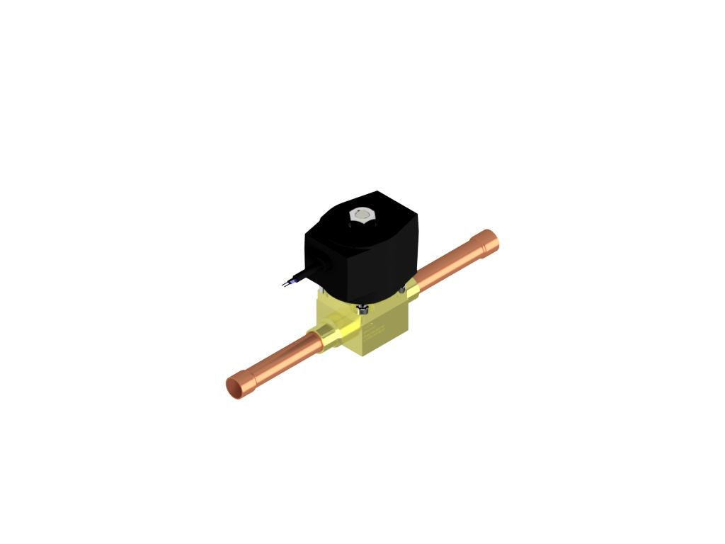 Refrigeration valve, 2-way, Normally Closed, Pilot Operated, 1/2