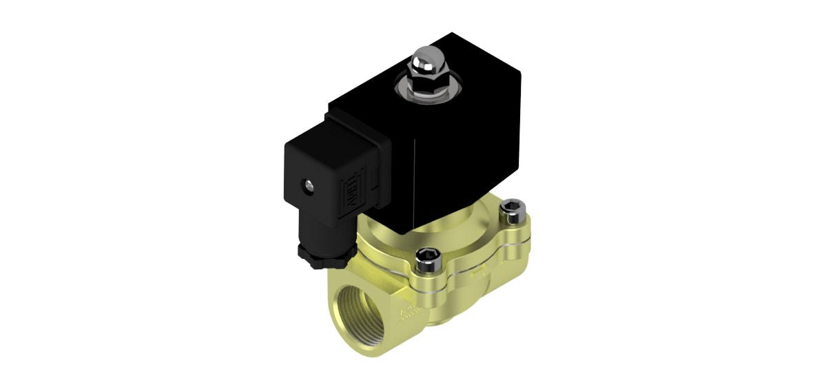 Solenoid Valve 2-Way Normally Closed 1" NPT