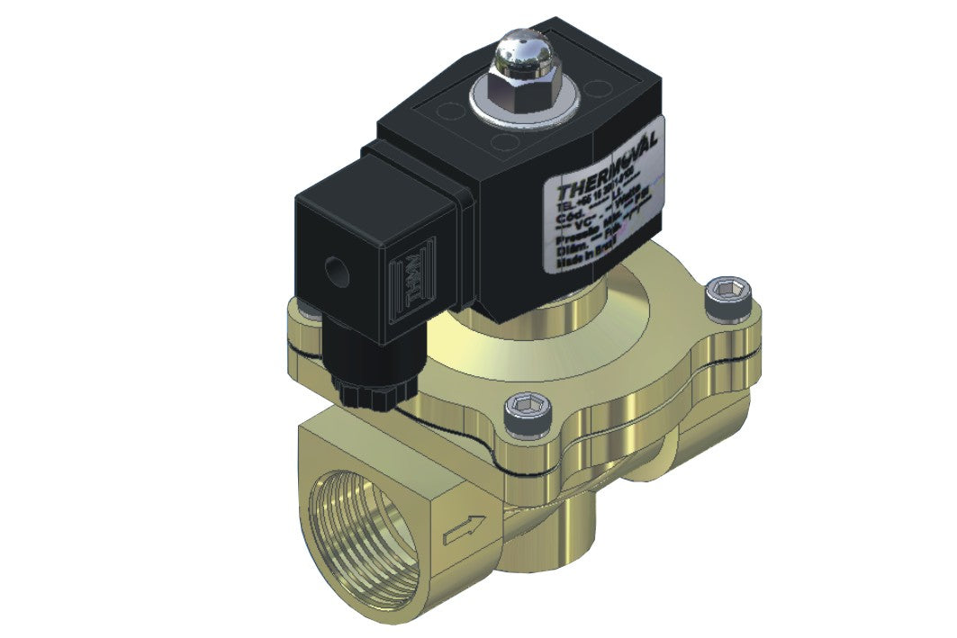 Solenoid Valve 2-Way Normally Closed 1" NPT