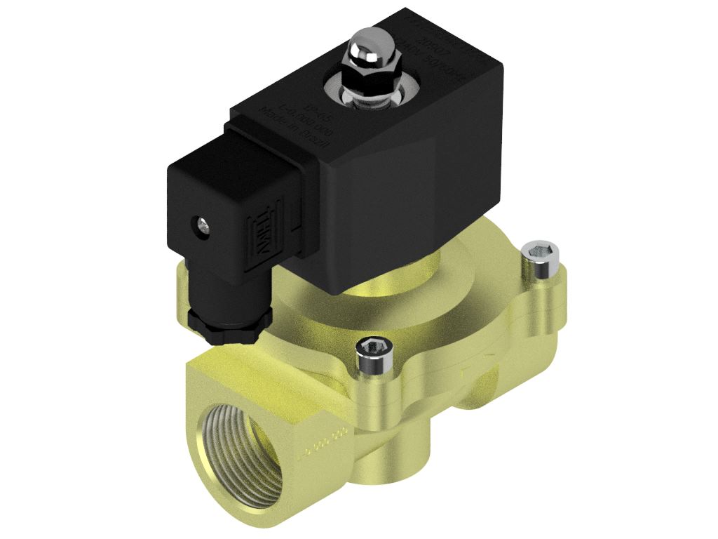 Solenoid Valve 2-Way Normally Closed 1" NPT