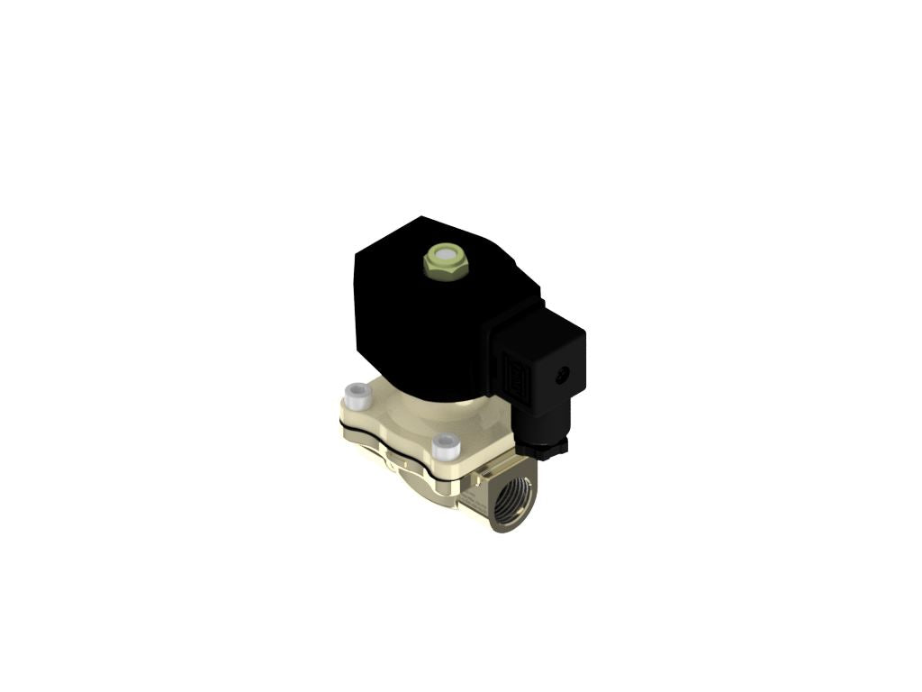 Solenoid Valve 2-Way Normally Closed 1/2" NPT
