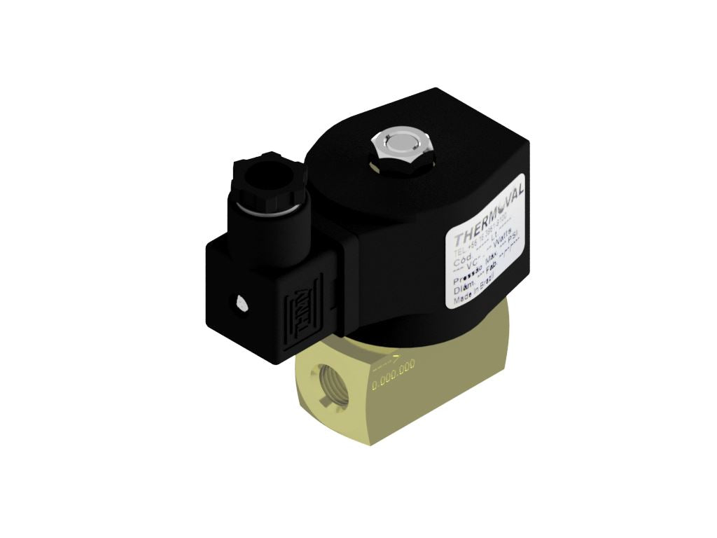 Solenoid Valve 2-Way, Normally Closed, 1/4" NPT, 110/127V