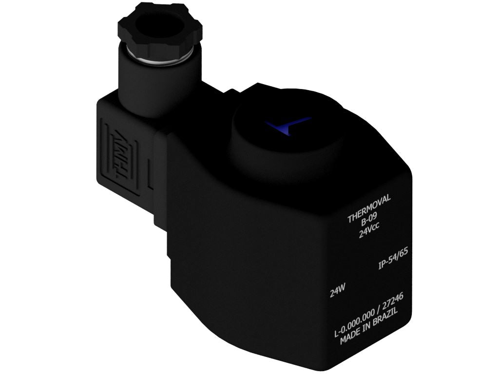 Solenoid Coil 24VDC, 24W, Enameled Wire AWG 28