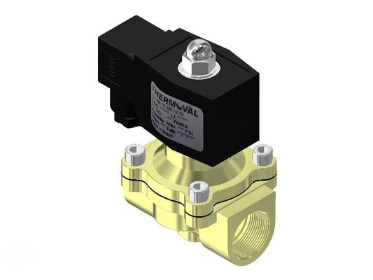 Válvula Solenoide 2 Vías Normalmente Cerrada 3/4" NPT