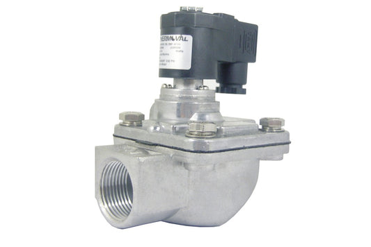 Dust Collector Solenoid Valve 2-way, Normally Closed Pilot Operated