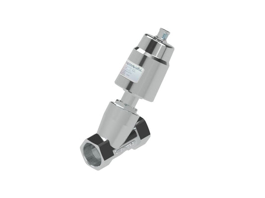 Angle Valve, 2way, Normally Closed, 1 1/2"NPT, Stainless Steel